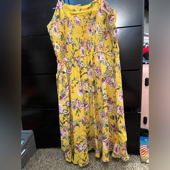 Floral Wrap Dress with Tie - Picture 2 of 2